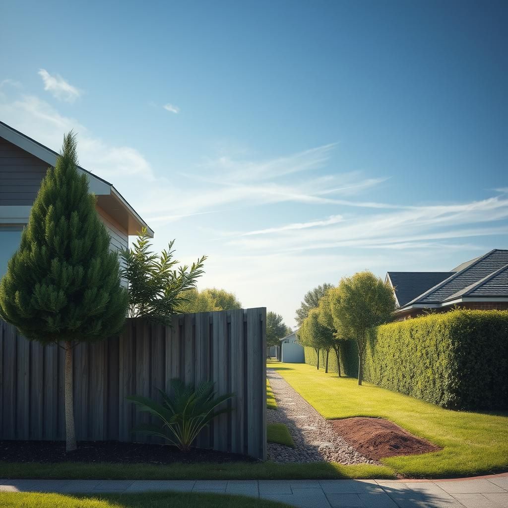 can a neighbor plant big trees next to the fence between our houses understanding your rights and regulations