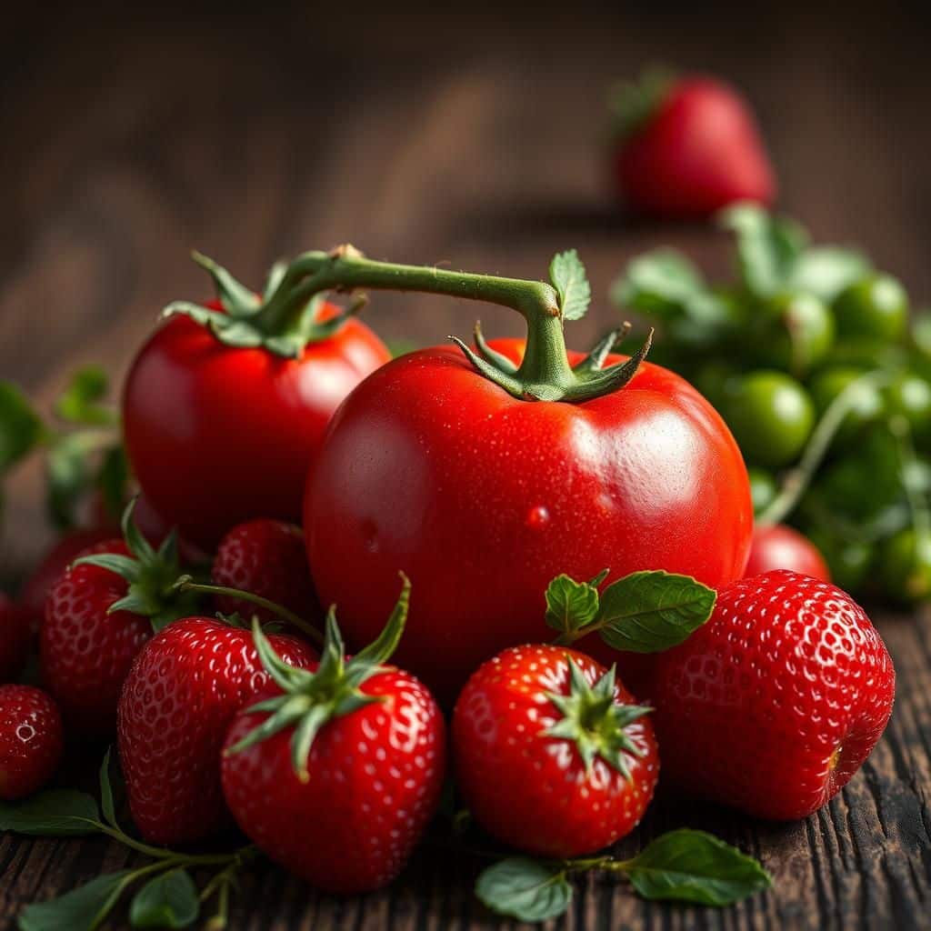 discover the benefits of red color fruits and vegetables for a healthier diet