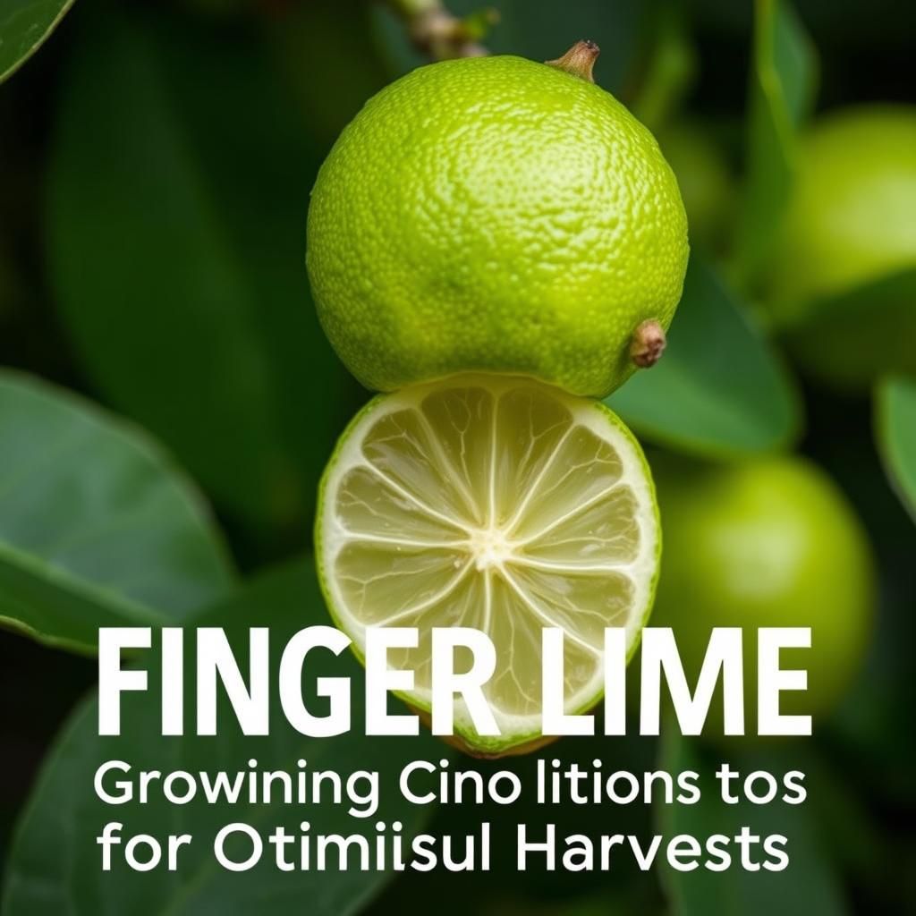 essential guide to finger lime growing conditions for optimal harvests