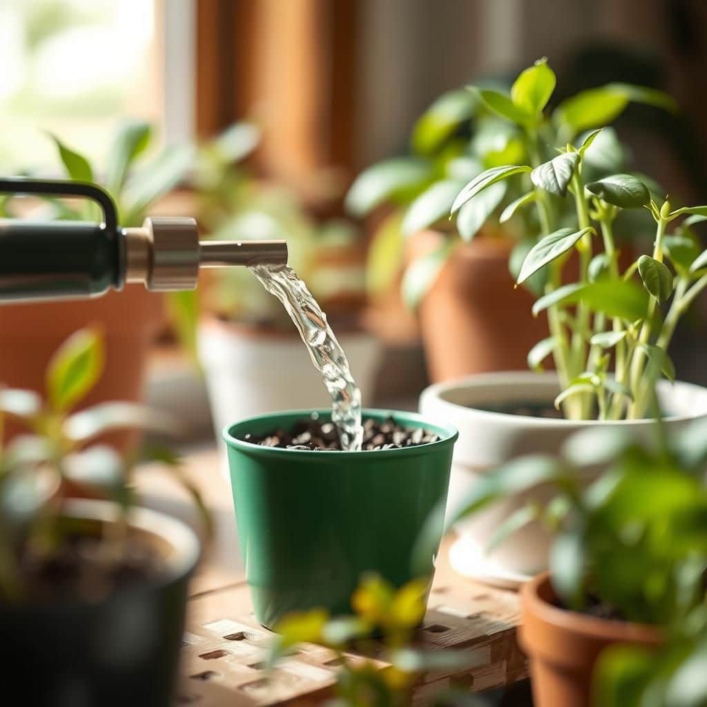 essential tips for effective watering pot plants while away
