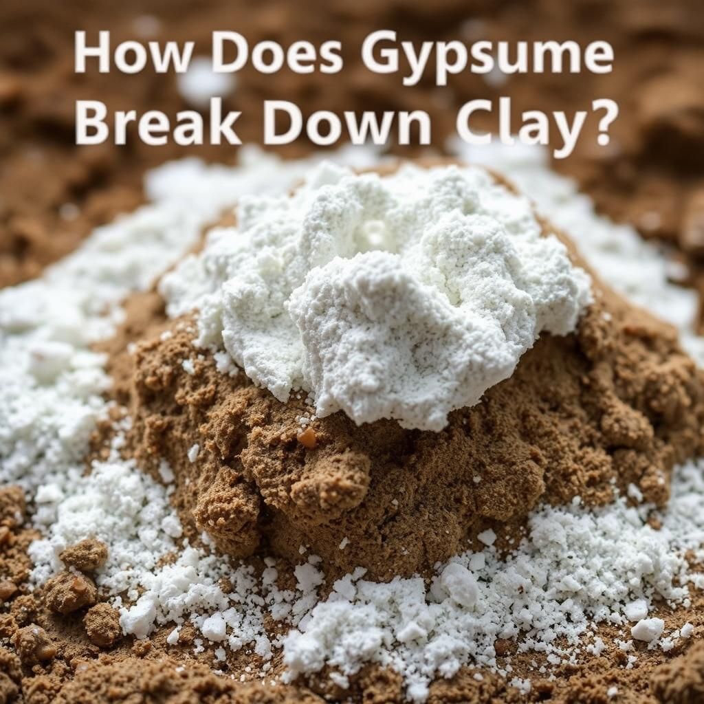 how does gypsum break down clay discover the benefits and techniques for soil improvement