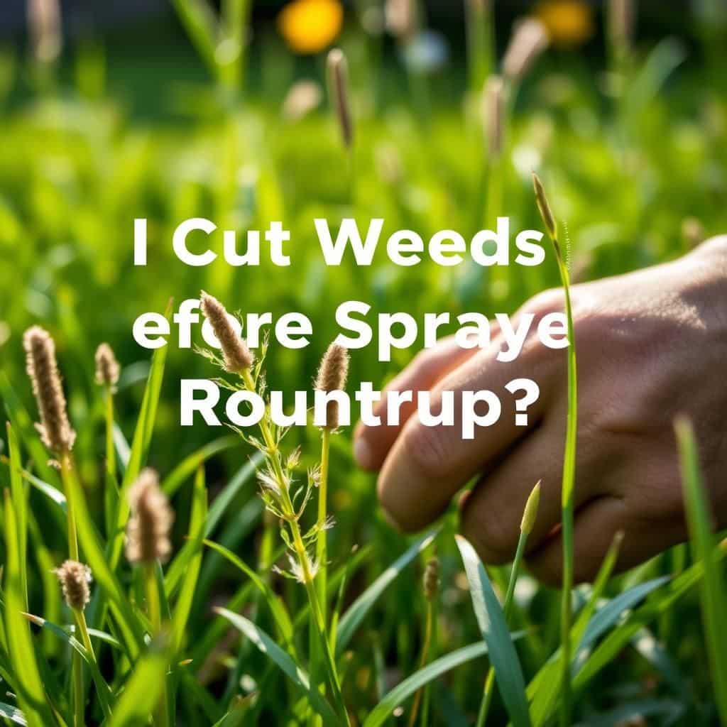 how long should i cut weeds before spraying roundup essential tips for effective weed control