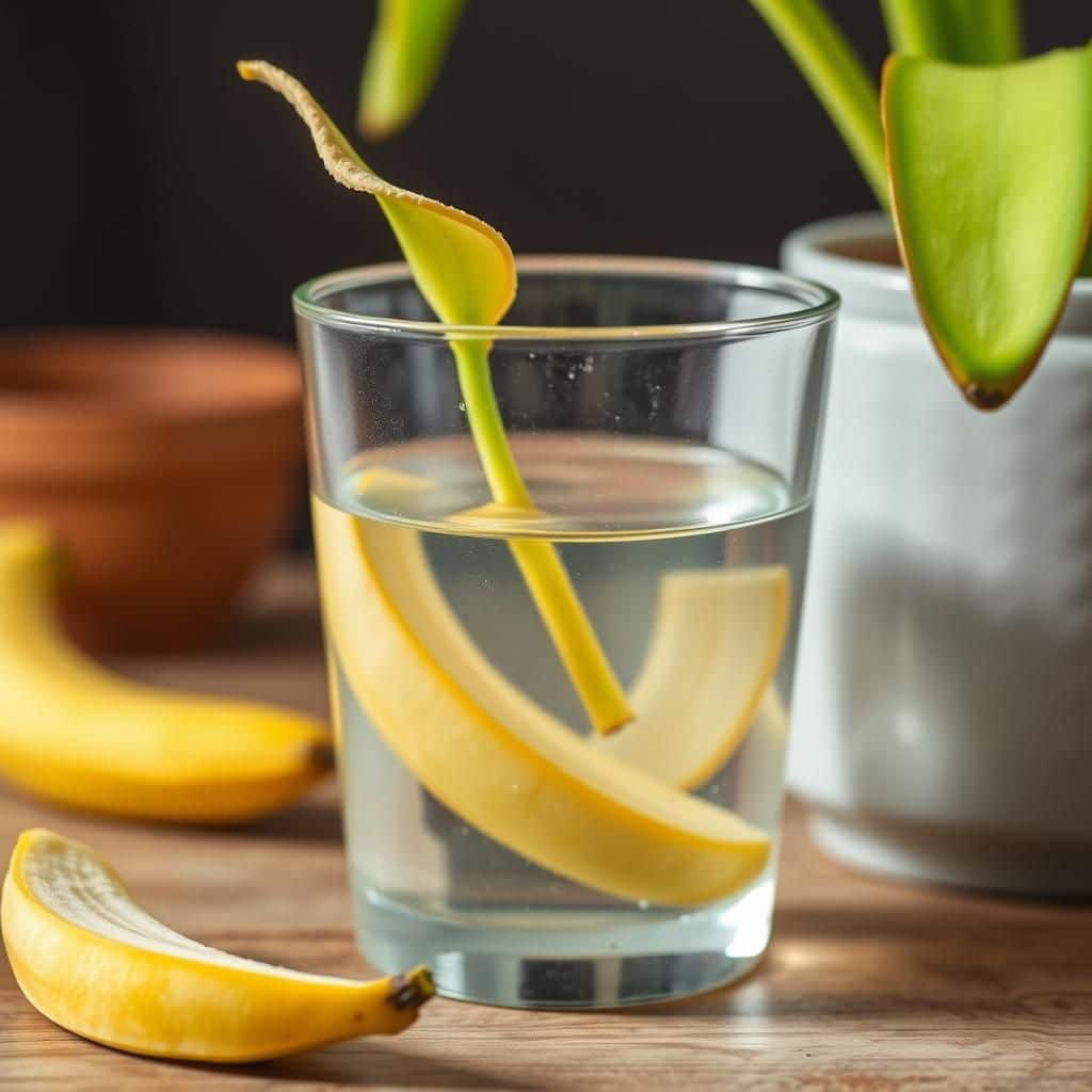 how to use banana peels for plants how long do you leave banana peels in water for plants