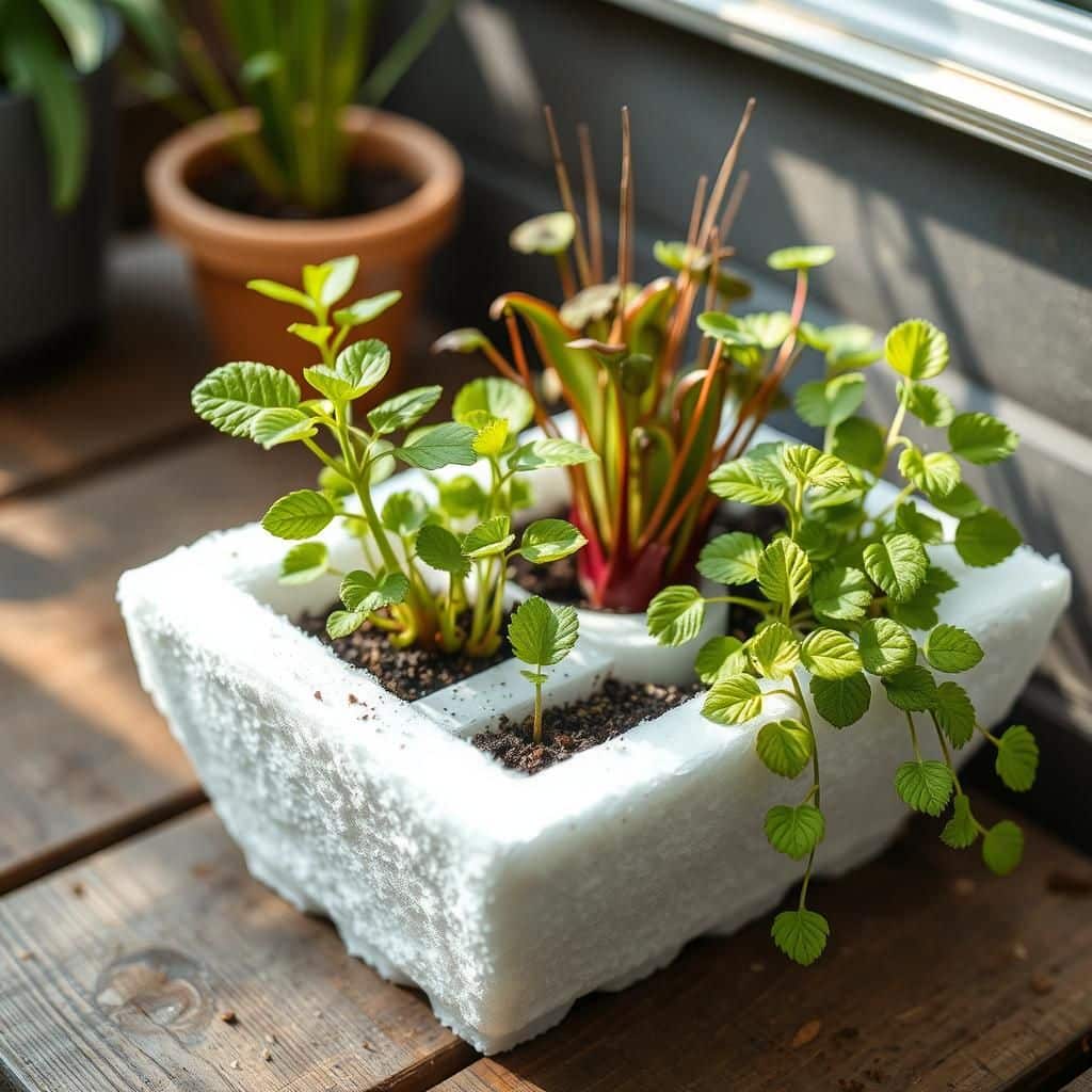 is it okay to put styrofoam in the bottom of a planter exploring the benefits and risks
