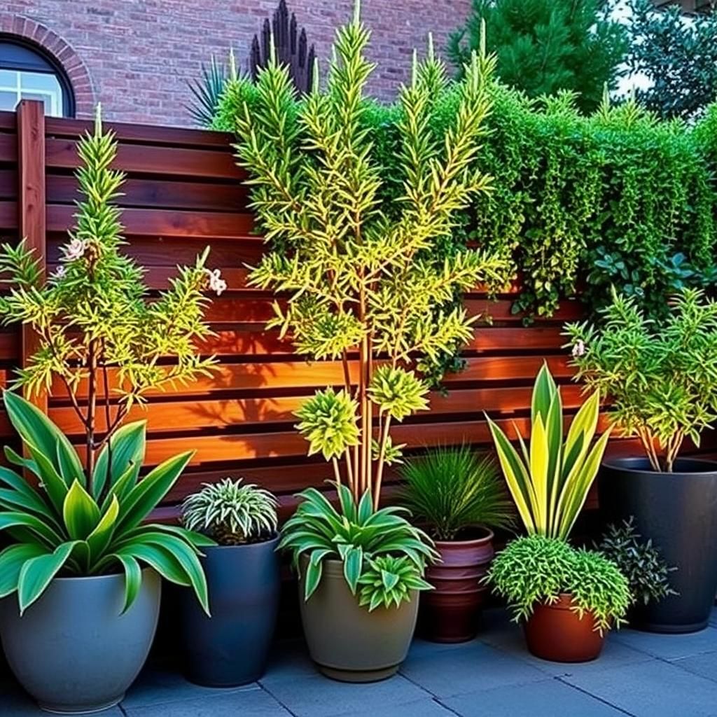 top 10 tall screening plants for pots to enhance your garden privacy