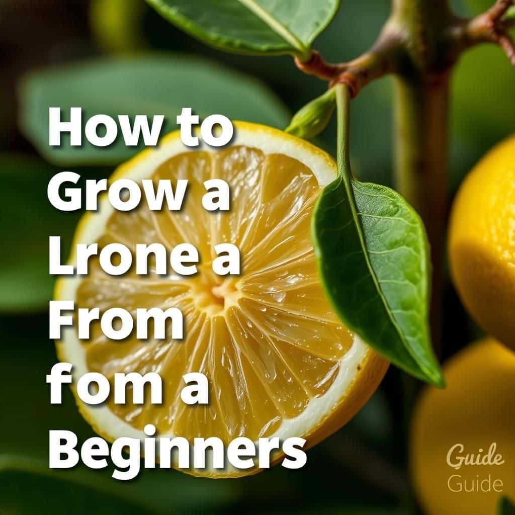 ultimate guide how to grow a lemon from a seed for beginners