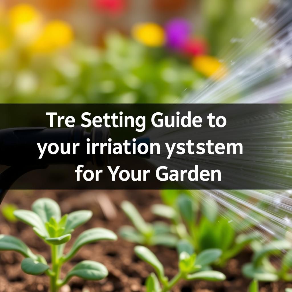 ultimate guide to setting up an irrigation system for your garden